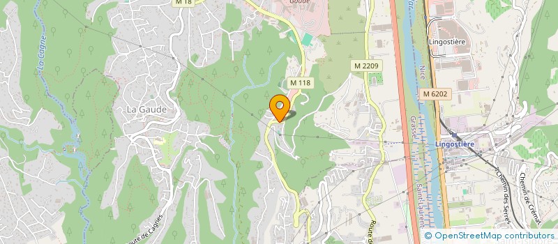 localisation de l'entreprise MONSIEUR LORENZO CESA  LA GAUDE