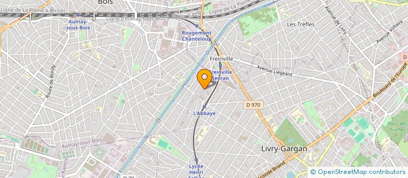 localisation de l'entreprise MONSIEUR LORENZO CHALIOT à AULNAY-SOUS-BOIS