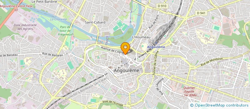 localisation de l'entreprise MONSIEUR LORENZO CHIAVINI à ANGOULEME