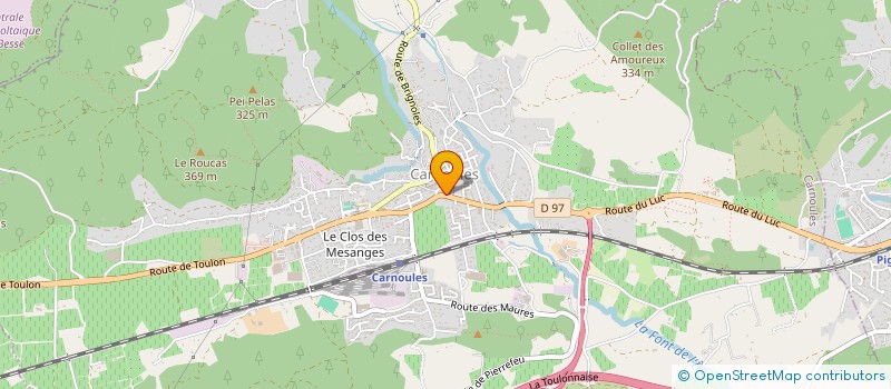 localisation de l'entreprise MONSIEUR LORENZO CUADRADO  CARNOULES