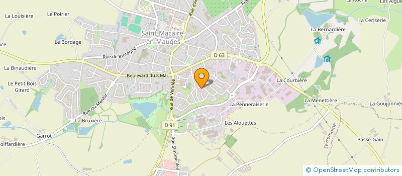 localisation de l'entreprise MONSIEUR LORENZO DA FONSECA à SEVREMOINE
