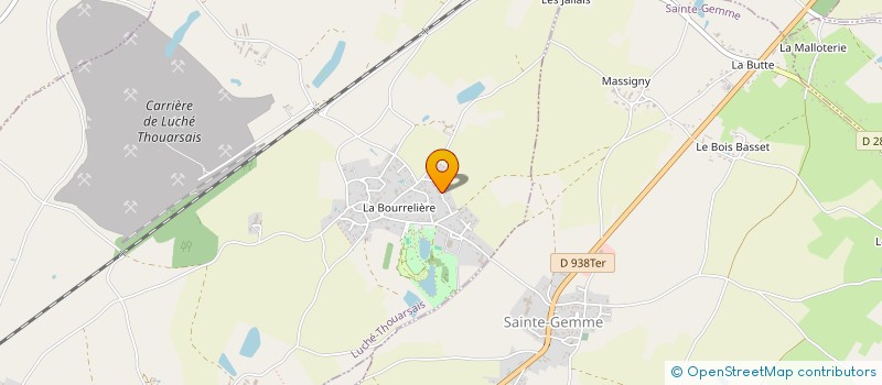 localisation de l'entreprise MONSIEUR LORENZO DAHAIS  LUCHE-THOUARSAIS