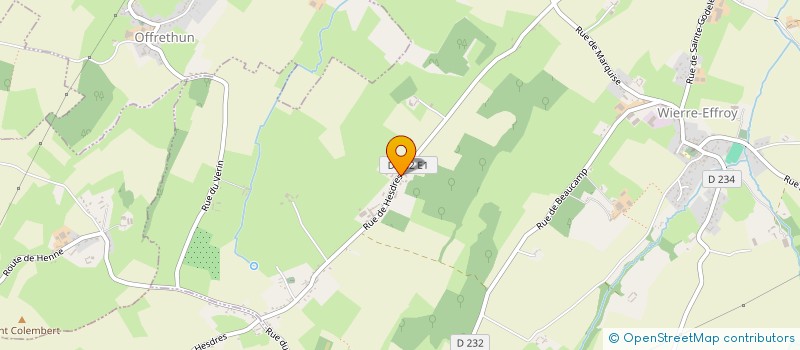 localisation de l'entreprise MONSIEUR LORENZO DAUDENTHUN  WIERRE-EFFROY