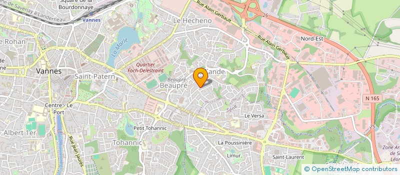 localisation de l'entreprise MONSIEUR LORENZO DE LUCCA MORETTI à VANNES