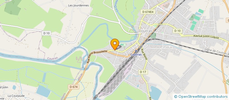 localisation de l'entreprise MONSIEUR LORENZO DIAZ MAROTO SANCHEZ à COUTRAS
