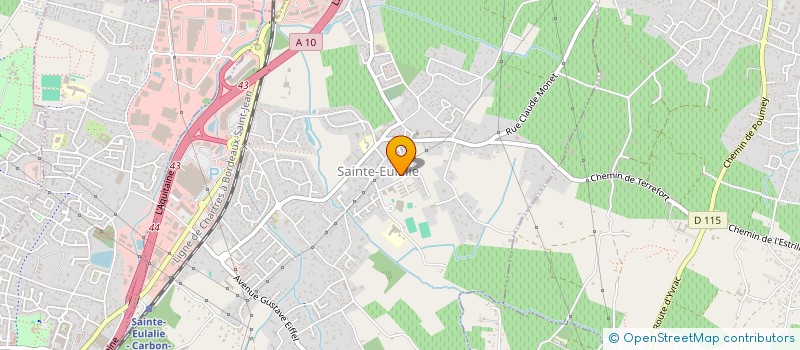 localisation de l'entreprise MONSIEUR LORENZO ESTEVES LAURENT  SAINTE-EULALIE