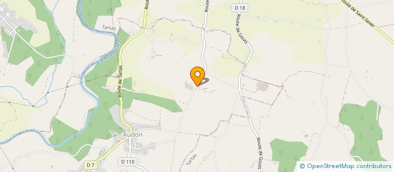 localisation de l'entreprise MONSIEUR LORENZO FERNANDEZ  AUDON