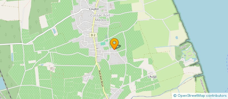 localisation de l'entreprise MONSIEUR LORENZO FERNANDEZ  CUSSAC-FORT-MEDOC