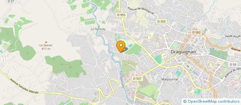 localisation de l'entreprise MONSIEUR LORENZO FOLLIOT  DRAGUIGNAN