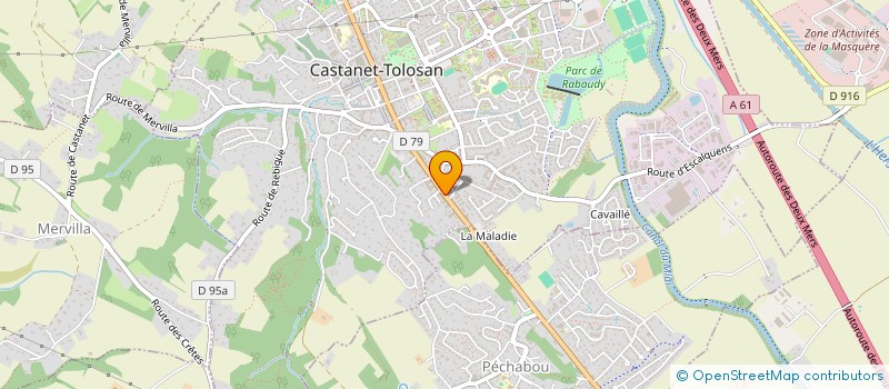 localisation de l'entreprise MONSIEUR LORENZO FRADIQUE à CASTANET-TOLOSAN