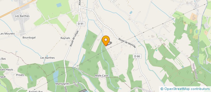 localisation de l'entreprise MONSIEUR LORENZO GABRIELLI  SAINT-ETIENNE-DE-TULMONT