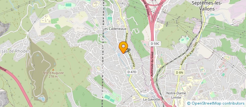 localisation de l'entreprise MONSIEUR LORENZO GALASSO à LES PENNES-MIRABEAU