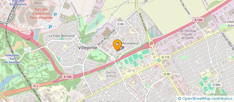 localisation de l'entreprise MONSIEUR LORENZO GALI à VILLEPINTE