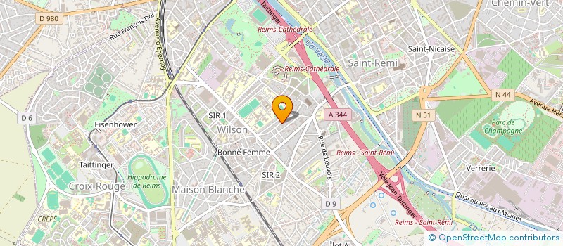 localisation de l'entreprise MONSIEUR LORENZO GARNIER à REIMS