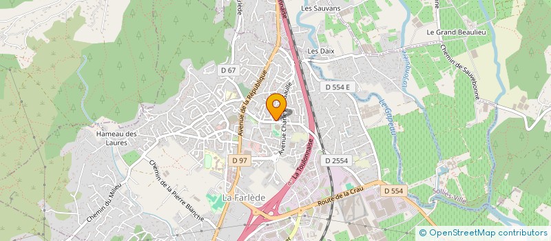 localisation de l'entreprise MONSIEUR LORENZO GERVASI à LA FARLEDE