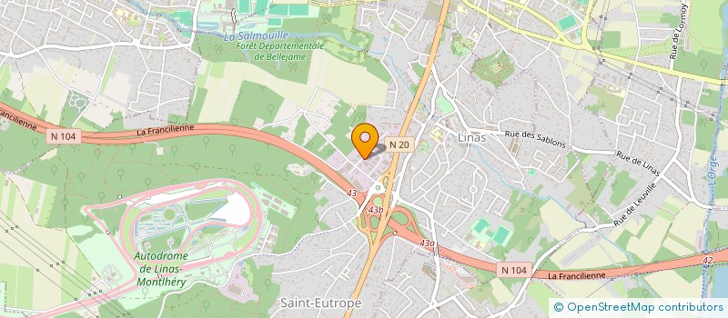 localisation de l'entreprise MONSIEUR LORENZO GONCALVES  LINAS