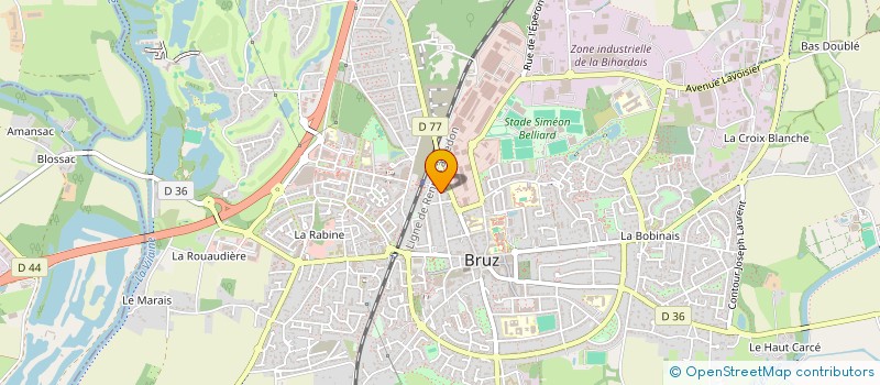 localisation de l'entreprise MONSIEUR LORENZO GUESDON  BRUZ