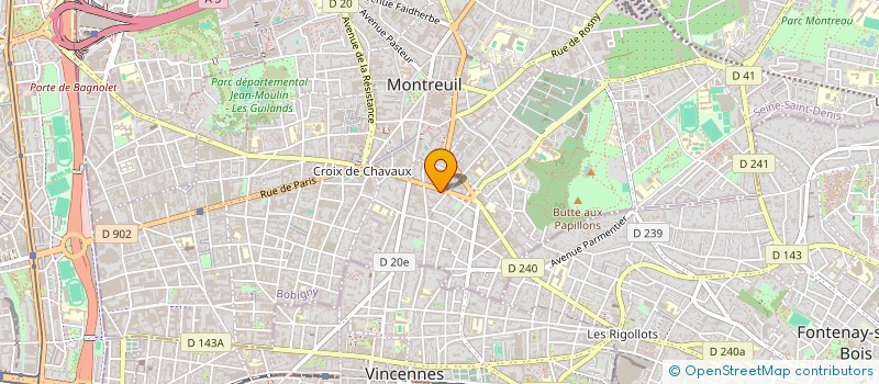 localisation de l'entreprise MONSIEUR LORENZO GUILBAUD à MONTREUIL