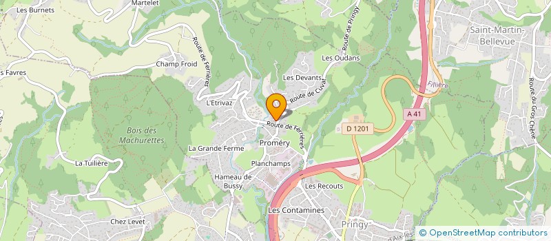 localisation de l'entreprise MONSIEUR LORENZO GUITTARD à ANNECY