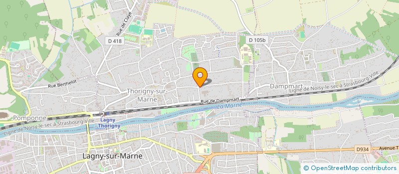 localisation de l'entreprise MONSIEUR LORENZO HUERTA GARIBAY  THORIGNY-SUR-MARNE