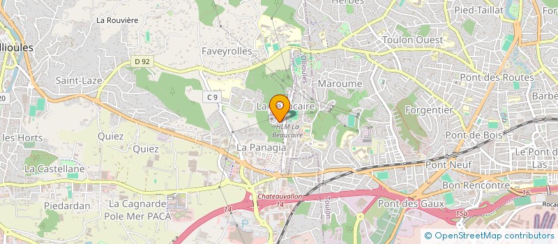 localisation de l'entreprise MONSIEUR LORENZO ICARDI  TOULON