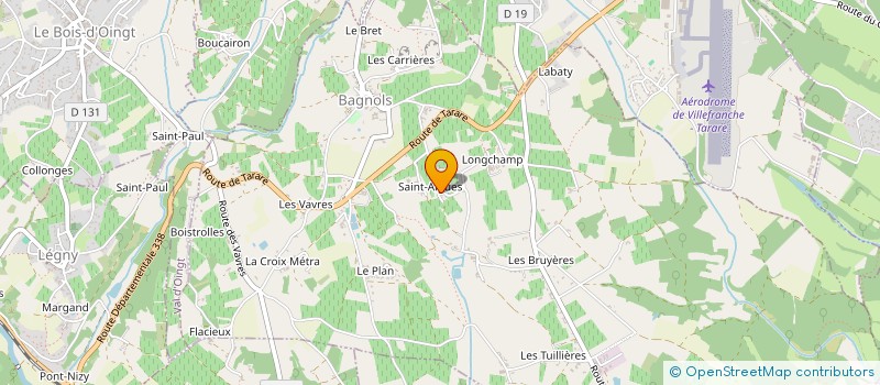 localisation de l'entreprise MONSIEUR LORENZO JOLIVET  BAGNOLS