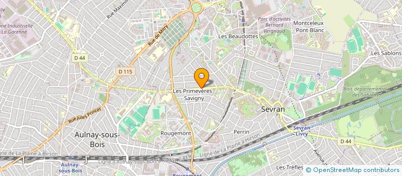 localisation de l'entreprise MONSIEUR LORENZO JOVANOVIC à SEVRAN