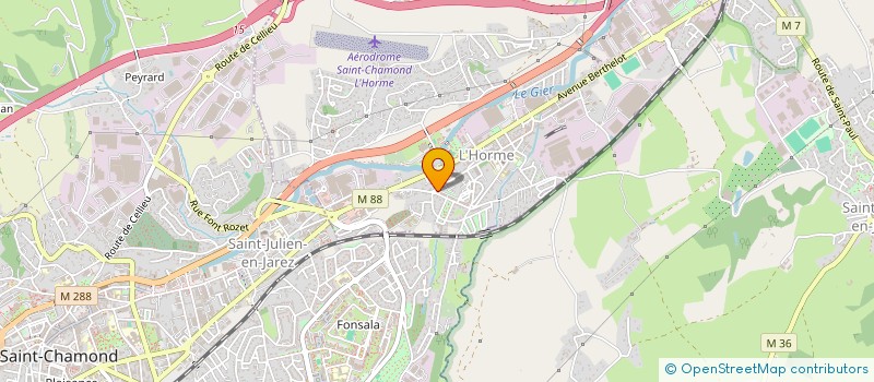 localisation de l'entreprise MONSIEUR LORENZO LA MONICA  L'HORME