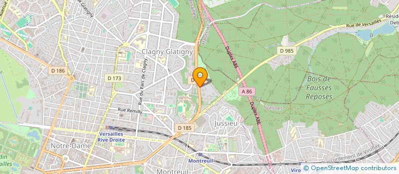 localisation de l'entreprise MONSIEUR LORENZO LARBI à VERSAILLES