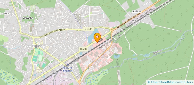 localisation de l'entreprise MONSIEUR LORENZO LOPES  BIGANOS