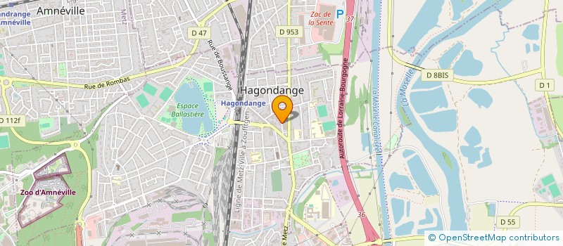 localisation de l'entreprise MONSIEUR LORENZO MAMONE  HAGONDANGE