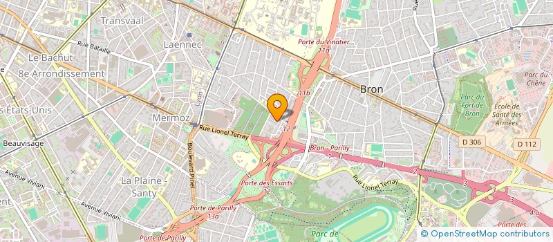 localisation de l'entreprise MONSIEUR LORENZO MARGUIN-MOSA  BRON