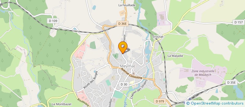 localisation de l'entreprise MONSIEUR LORENZO MARTIN à MEYMAC