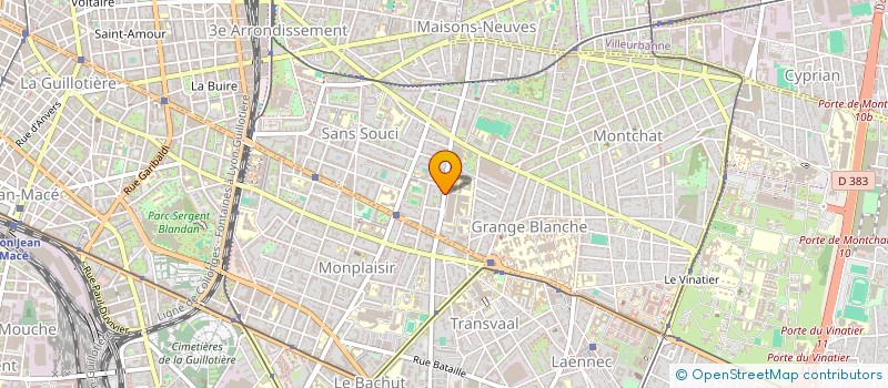 localisation de l'entreprise MONSIEUR LORENZO MATHIEU  LYON