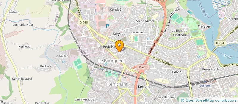 localisation de l'entreprise MONSIEUR LORENZO MATTERA à LORIENT