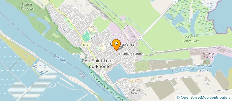 localisation de l'entreprise MONSIEUR LORENZO MEAS à PORT-SAINT-LOUIS-DU-RHONE