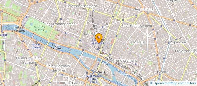 localisation de l'entreprise MONSIEUR LORENZO MENEGHINI  PARIS