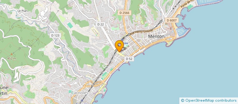 localisation de l'entreprise MONSIEUR LORENZO MINASSO à MENTON