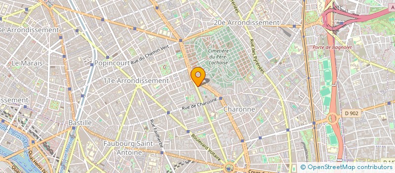 localisation de l'entreprise MONSIEUR LORENZO MONTANARA  PARIS