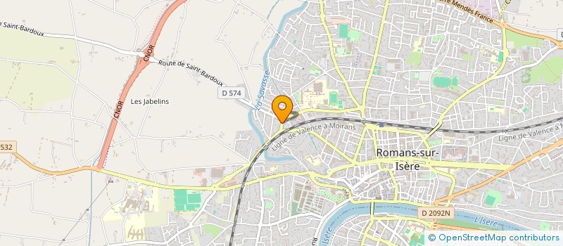 localisation de l'entreprise MONSIEUR LORENZO MORENO  ROMANS-SUR-ISERE
