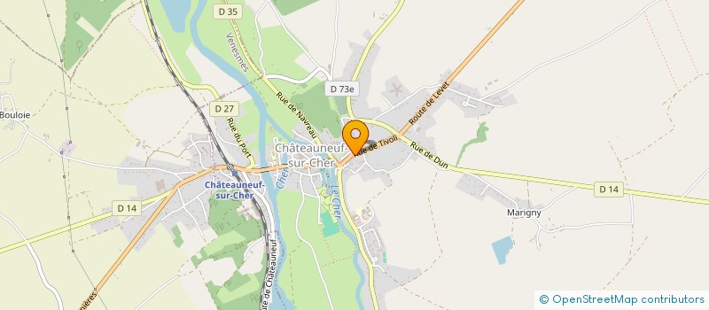 localisation de l'entreprise MONSIEUR LORENZO MOUCHE  CHATEAUNEUF-SUR-CHER