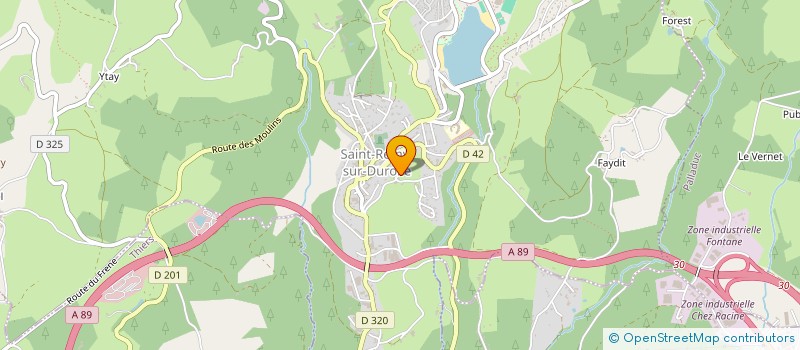 localisation de l'entreprise MONSIEUR LORENZO NOURRISSAT  SAINT-REMY-SUR-DUROLLE