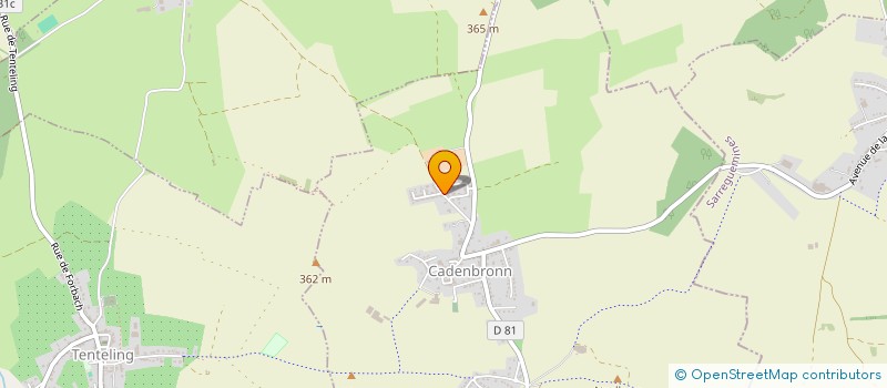 localisation de l'entreprise MONSIEUR LORENZO PALERMO  NOUSSEVILLER-SAINT-NABOR