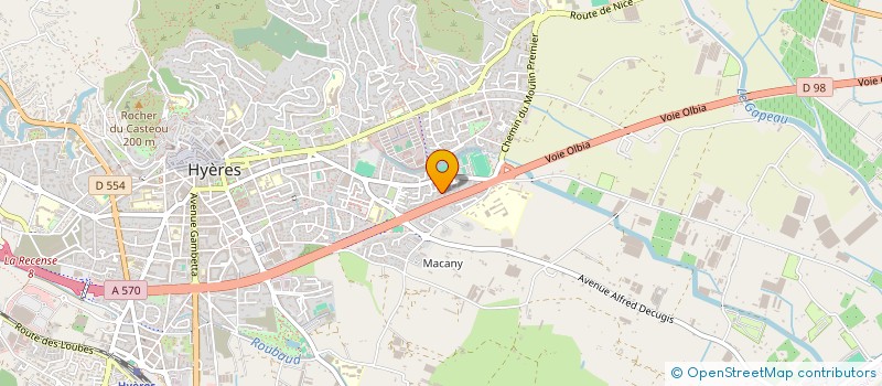 localisation de l'entreprise MONSIEUR LORENZO PALUMBO à HYERES