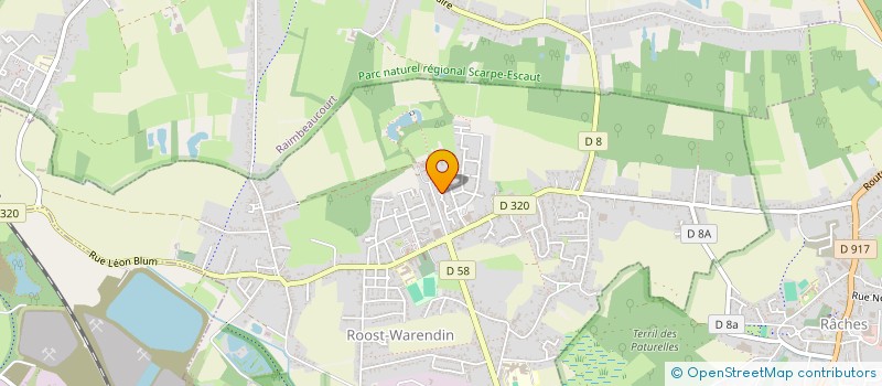 localisation de l'entreprise MONSIEUR LORENZO PANERO  ROOST-WARENDIN