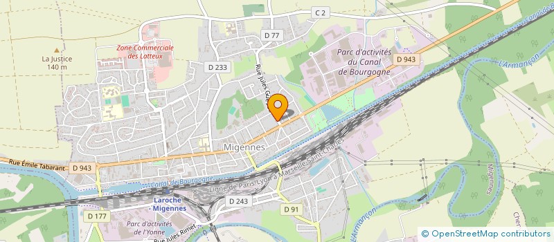 localisation de l'entreprise MONSIEUR LORENZO PESTELLE  MIGENNES