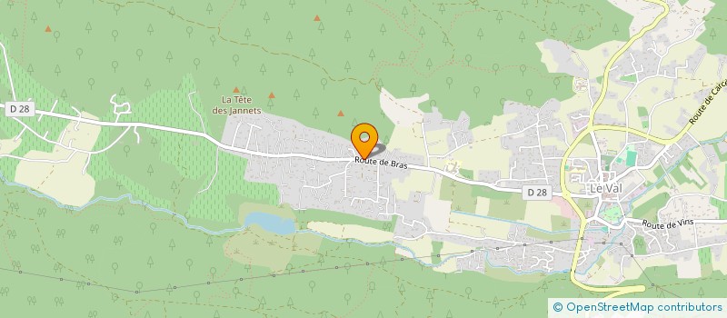 localisation de l'entreprise MONSIEUR LORENZO PIEL  LE VAL