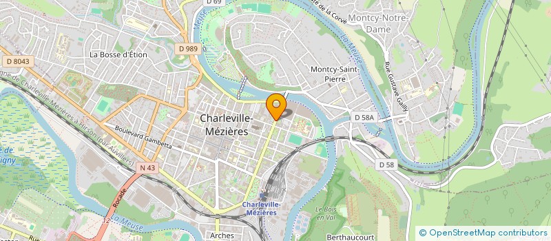 localisation de l'entreprise MONSIEUR LORENZO POLETTI à CHARLEVILLE-MEZIERES