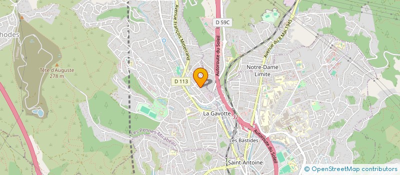 localisation de l'entreprise MONSIEUR LORENZO PONS à LES PENNES-MIRABEAU