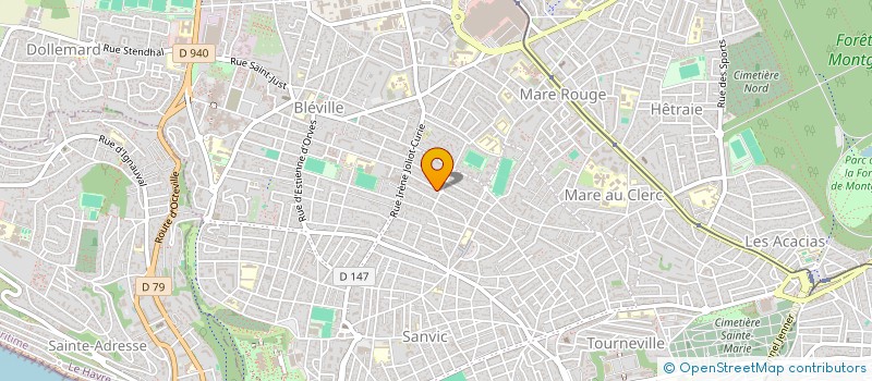 localisation de l'entreprise MONSIEUR LORENZO PREZIOSO  LE HAVRE